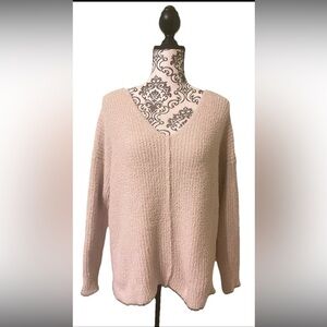 Cupcakes And Cashmere Anthropologie Women’s Ivory Super Soft Sweater Size XL